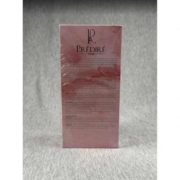 Prédiré Paris Snail Concentrate Triple Acting AntiAging Cream & Serum New Sealed